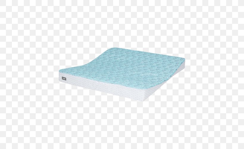 Mattress Pads Bed Frame Rectangle, PNG, 500x500px, Mattress, Aqua, Bed, Bed Frame, Furniture Download Free