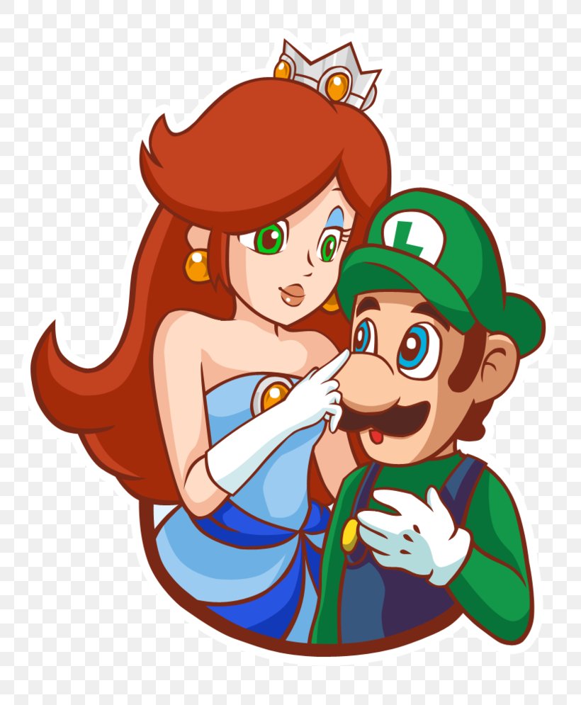 Princess Peach Luigi Mario Bros. Digital Art, PNG, 802x995px, Princess Peach, Art, Artist, Cartoon, Christmas Download Free