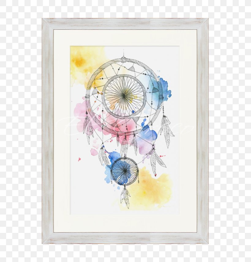 Watercolor Painting Picture Frames Drawing, PNG, 570x855px, Watercolor Painting, Art, Artwork, Drawing, Dreamcatcher Download Free