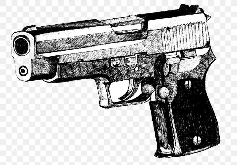 Firearm Ranged Weapon Trigger Air Gun, PNG, 2102x1463px, Watercolor, Cartoon, Flower, Frame, Heart Download Free