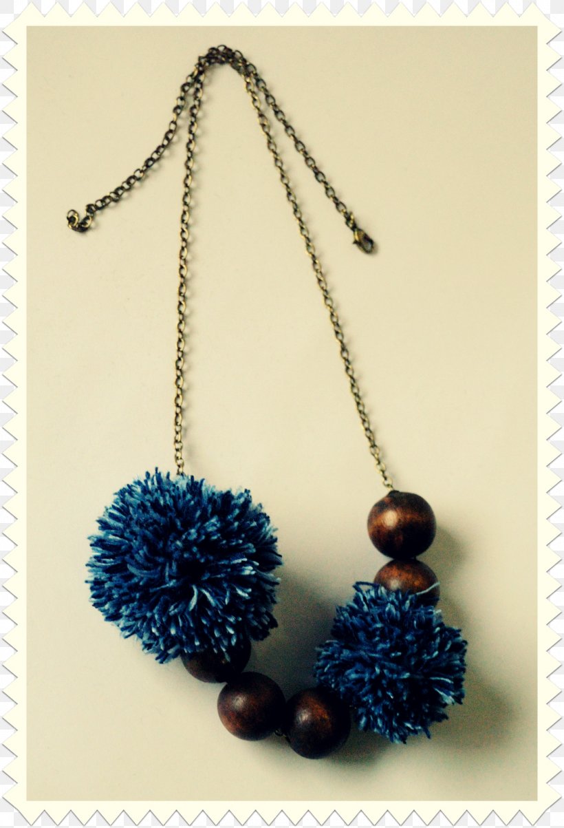 Necklace Pom-pom Wool Bead Jewellery, PNG, 1090x1600px, Necklace, Bead, Blue, Bracelet, Chain Download Free