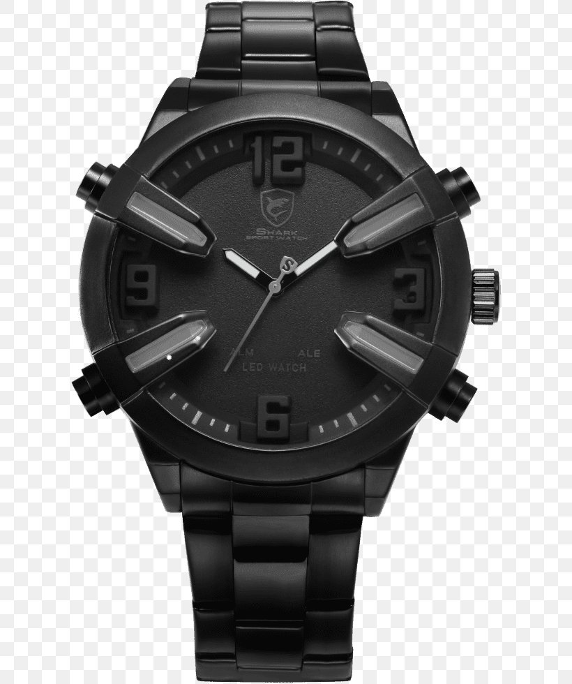 SHARK Sport Watch Quartz Clock SHARK Sport Watch, PNG, 616x980px, Shark, Alarm Clocks, Black, Bracelet, Brand Download Free