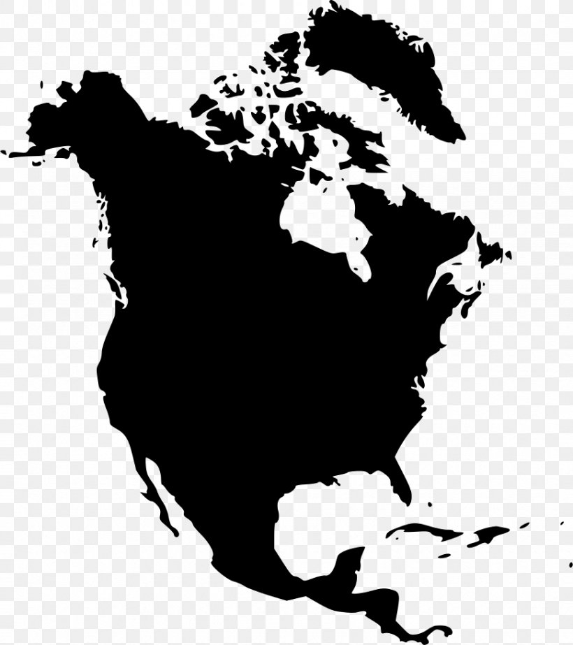 United States Canada Haiti Earth Geography Of North America, PNG, 870x980px, United States, Americas, Black, Black And White, Canada Download Free