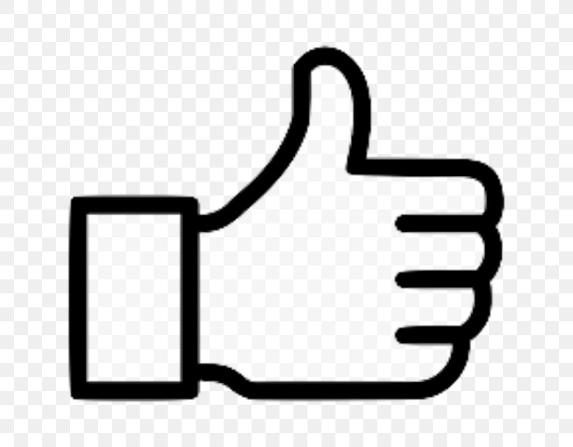 Facebook Like Button Thumb Signal, PNG, 640x640px, Like Button, Area, Black, Black And White, Facebook Download Free