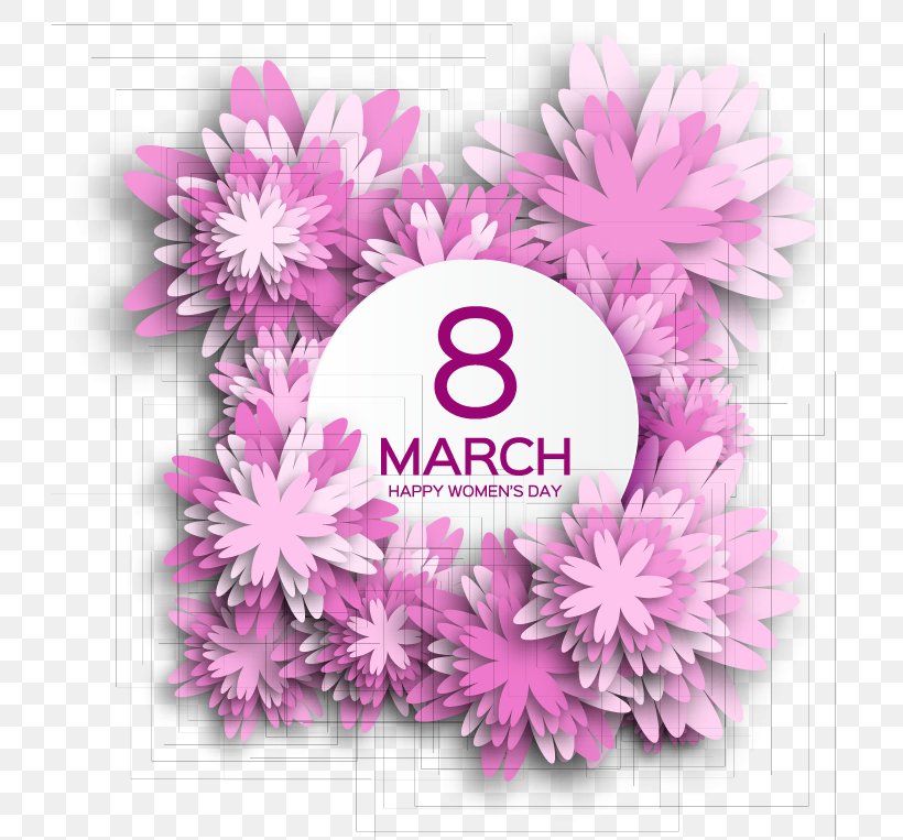 Flower Purple, PNG, 726x763px, Flower, Flora, Floral Design, International Women S Day, Magenta Download Free