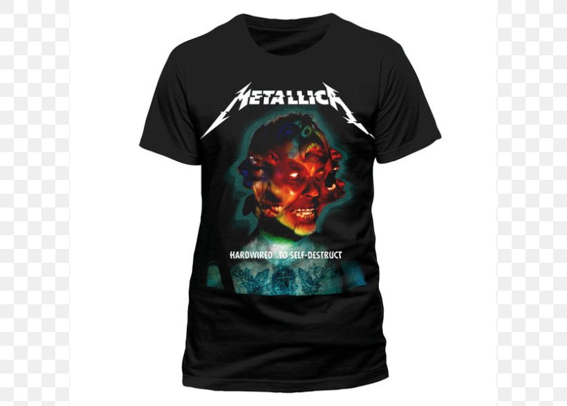 T-shirt WorldWired Tour Hardwired... To Self-Destruct Metallica, PNG, 786x587px, Tshirt, Active Shirt, And Justice For All, Black, Brand Download Free
