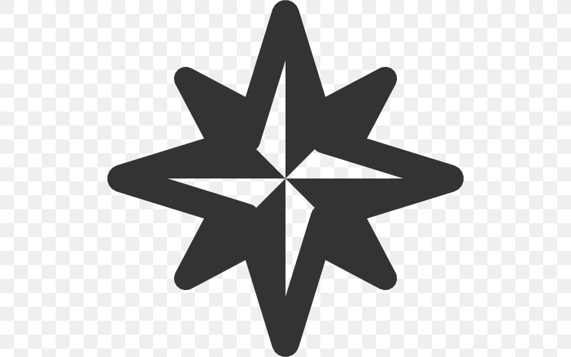 Wind Rose Compass Rose, PNG, 512x512px, Wind Rose, Black And White, Compass, Compass Rose, Geolocation Download Free