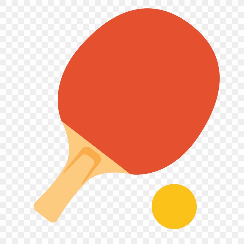 Ping Pong Emoji Clip Art, PNG, 2000x2000px, Ping Pong, Apache License, Emoji, Noto Fonts, Orange Download Free