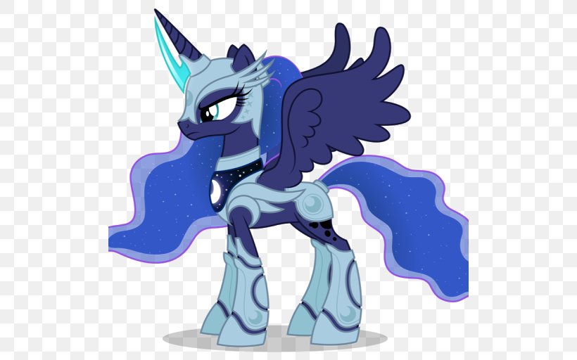 Princess Luna Princess Celestia Rainbow Dash Twilight Sparkle Pony, PNG, 512x512px, Princess Luna, Animal Figure, Cartoon, Deviantart, Equestria Download Free