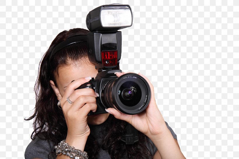 Camera Flashes Digital Cameras Photography Digital SLR, PNG, 860x573px, Camera Flashes, Camera, Camera Accessory, Camera Lens, Camera Operator Download Free