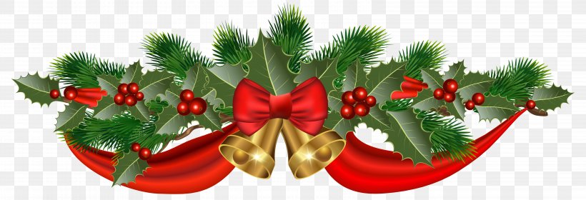 Christmas Decoration Jingle Bell Clip Art, PNG, 6417x2196px, Christmas, Christmas Decoration, Christmas Ornament, Christmas Tree, Conifer Download Free