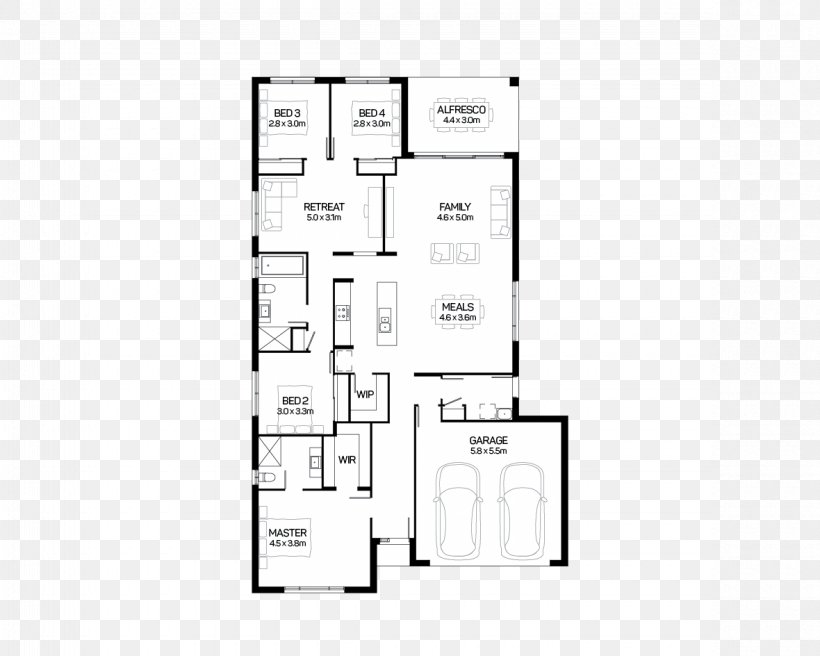 Floor Plan House Plan Cranbourne North Interior Design Services, PNG, 1180x944px, Floor Plan, Area, Bathroom, Bedroom, Black And White Download Free