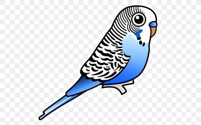 Budgerigar Parrot Bird Parakeet Cartoon, PNG, 512x512px, Budgerigar, Artwork, Beak, Bird, Blue Download Free