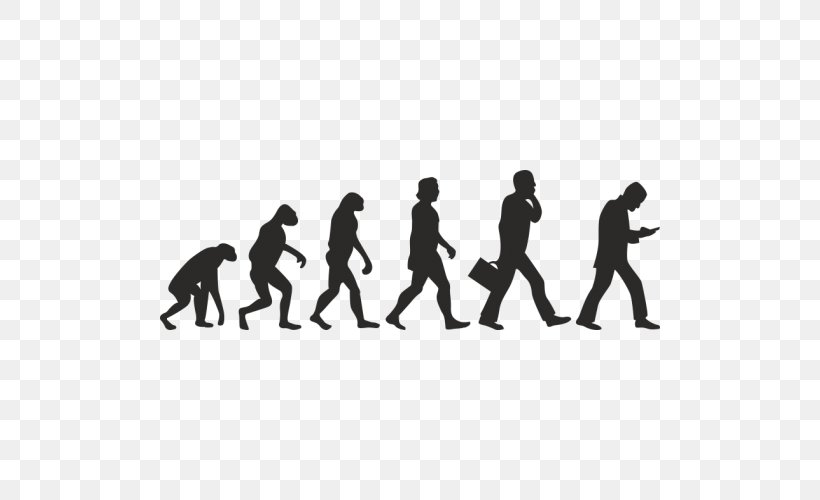 Human Evolution Darwinism Fitness Life, PNG, 500x500px, Evolution, Adaptation, Biology, Black, Charles Darwin Download Free