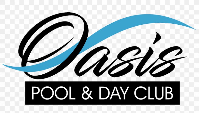 Logo Oasis Pool & Day Club Brand Clip Art Font, PNG, 834x477px, Logo, Area, Brand, Text, Trademark Download Free