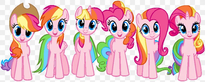 Pony Twilight Sparkle Pinkie Pie DeviantArt Rainbow Dash, PNG, 843x337px, Watercolor, Cartoon, Flower, Frame, Heart Download Free