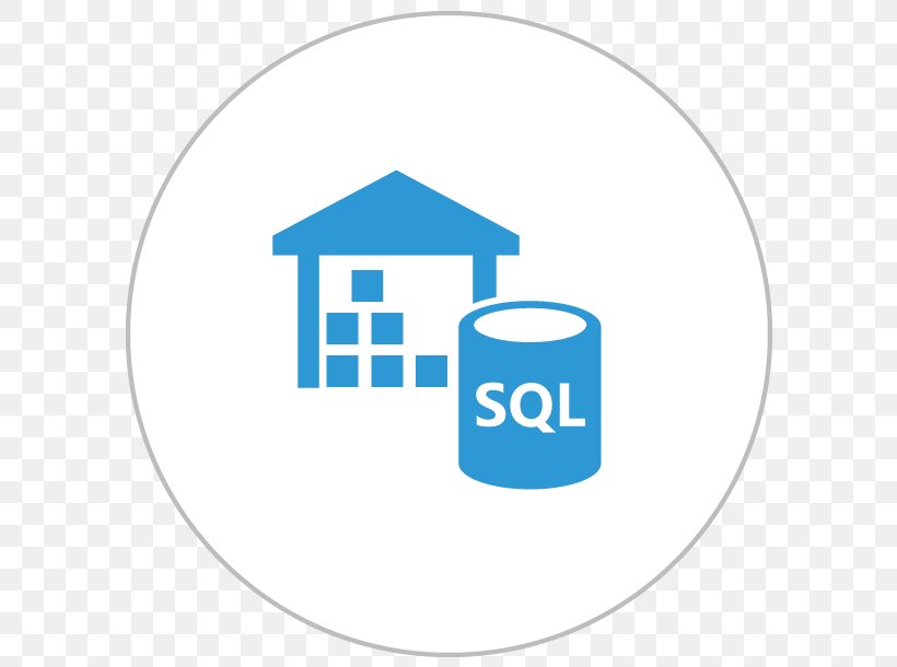 Microsoft Azure SQL Database Data Warehouse Microsoft SQL Server, PNG, 610x610px, Microsoft Azure Sql Database, Area, Azure Data Lake, Brand, Business Intelligence Download Free