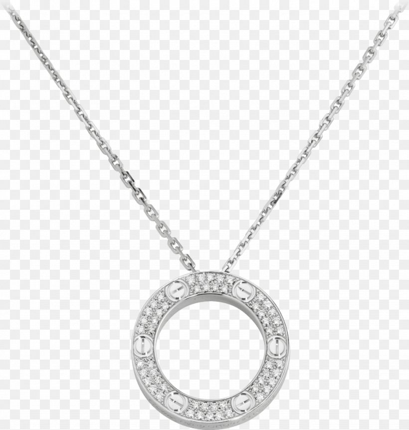 Necklace Locket Love Bracelet Cartier Diamond, PNG, 975x1024px, Necklace, Body Jewelry, Brilliant, Carat, Cartier Download Free