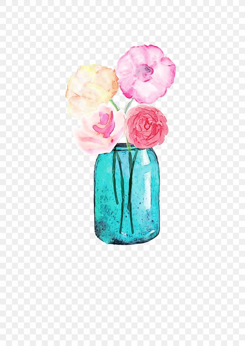 Watercolor Pink Flowers, PNG, 2000x2828px, Watercolor, Aqua, Artifact, Cut Flowers, Floral Design Download Free