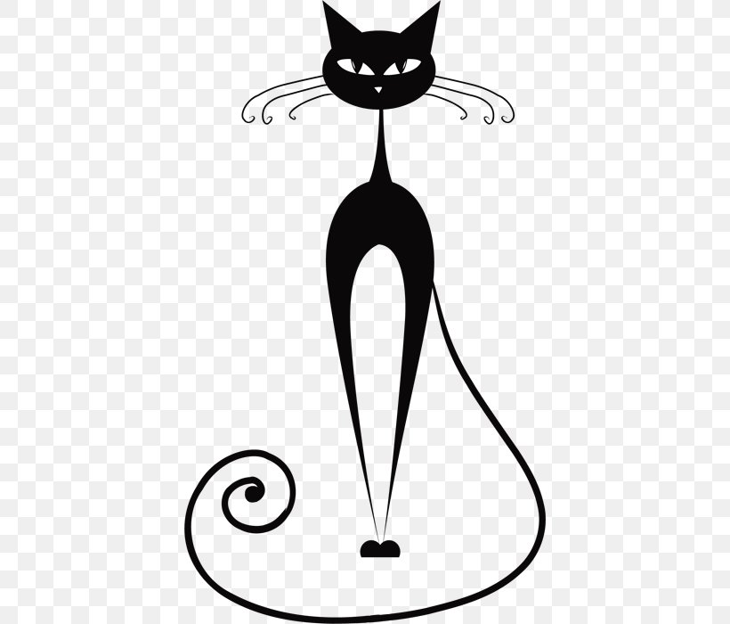 Cat Vector Graphics Clip Art Kitten Drawing, PNG, 406x700px, Cat, Art, Black Cat, Blackandwhite, Coloring Book Download Free