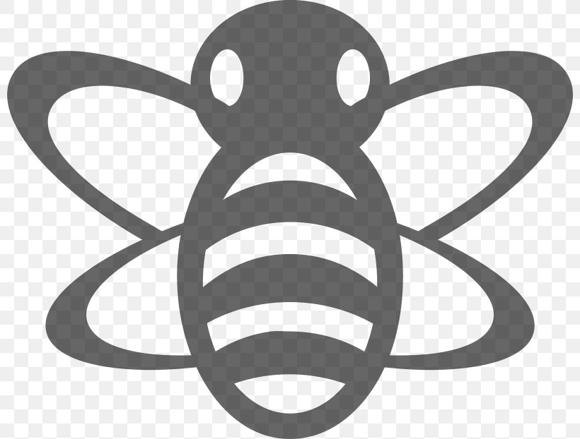 Bumblebee Insect Clip Art, PNG, 800x622px, Bee, Beehive, Black And White, Bumblebee, Drawing Download Free