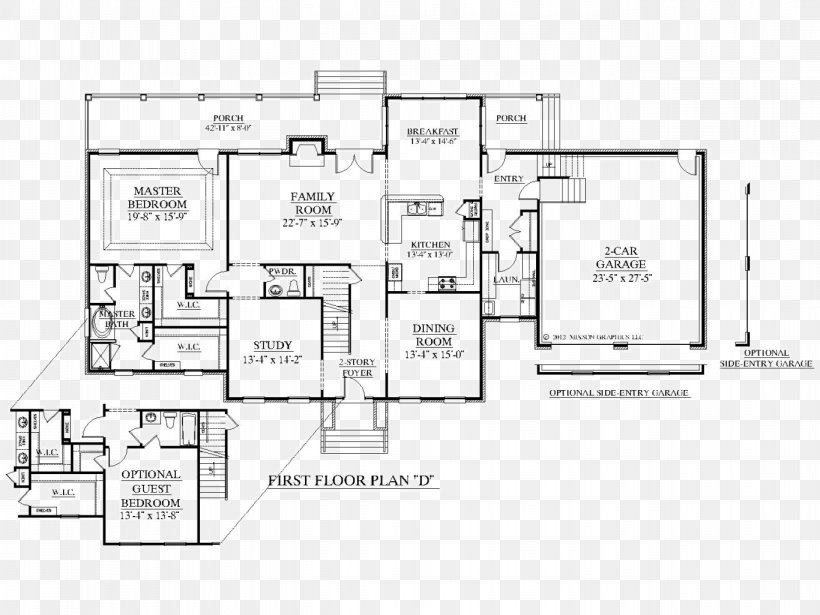 House Plan Bonus Room Floor Plan Bedroom Png 1366x1025px