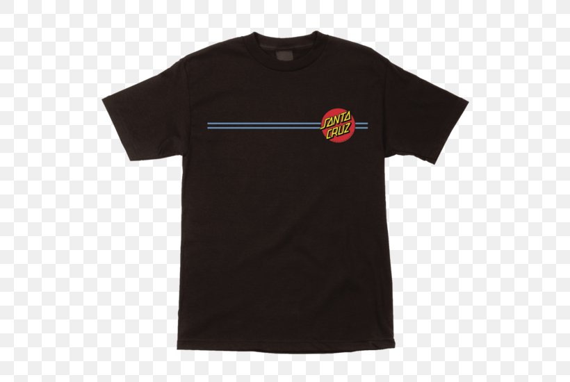 T-shirt Santa Cruz Sleeve NHS, Inc., PNG, 550x550px, Tshirt, Active Shirt, Black, Brand, Clothing Download Free