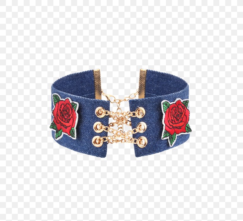 Bracelet Necklace Choker Denim Embroidery, PNG, 558x744px, Bracelet, Belt, Belt Buckle, Bijou, Bitxi Download Free