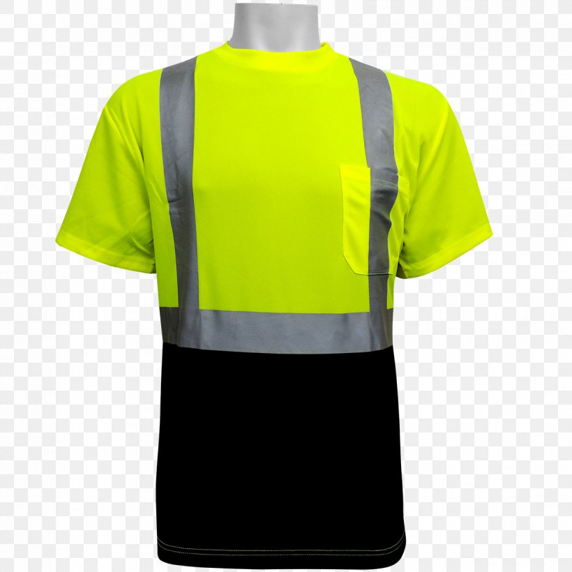 High-visibility Clothing T-shirt Personal Protective Equipment, PNG, 1225x1225px, Highvisibility Clothing, Active Shirt, Brand, Clothing, Flight Jacket Download Free