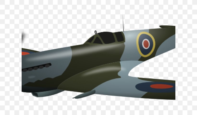 Supermarine Spitfire World War II Airplane Clip Art, PNG, 640x480px, Watercolor, Cartoon, Flower, Frame, Heart Download Free