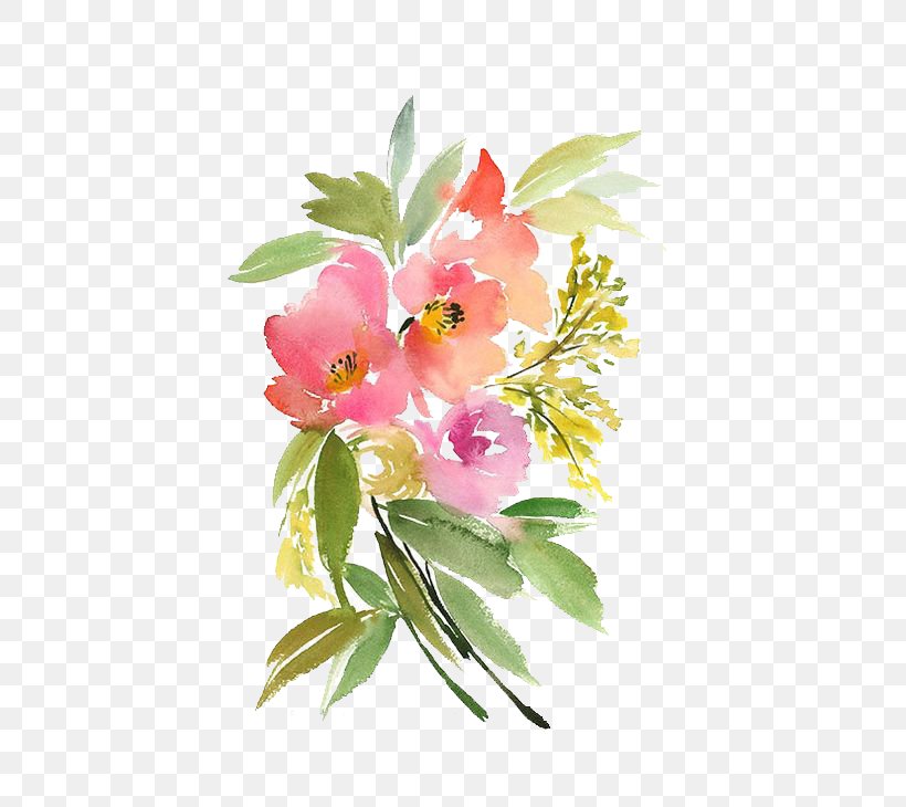 Watercolor: Flowers Paper Watercolour Flowers Painting, PNG, 564x730px, Watercolor Flowers, Alstroemeriaceae, Blossom, Botanical Illustration, Branch Download Free