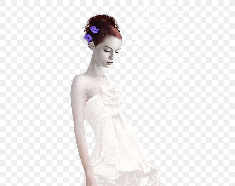 Wedding Dress Fashion Long Hair Satin, PNG, 428x650px, Watercolor, Cartoon, Flower, Frame, Heart Download Free