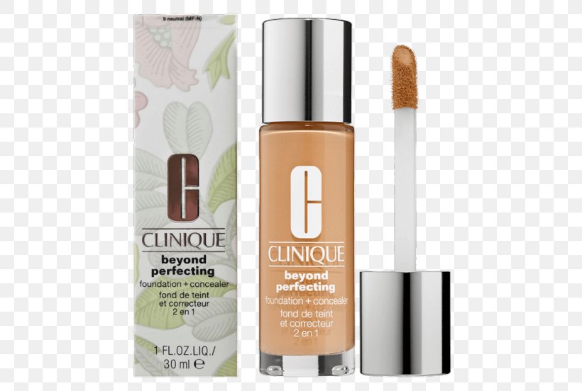 Clinique Beyond Perfecting Foundation + Concealer Cosmetics, PNG, 630x552px, Foundation, Clinique, Concealer, Cosmetics, Exfoliation Download Free