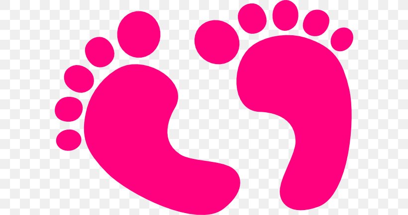 Footprint Infant Clip Art, PNG, 600x433px, Foot, Color, Footprint, Free Content, Heart Download Free