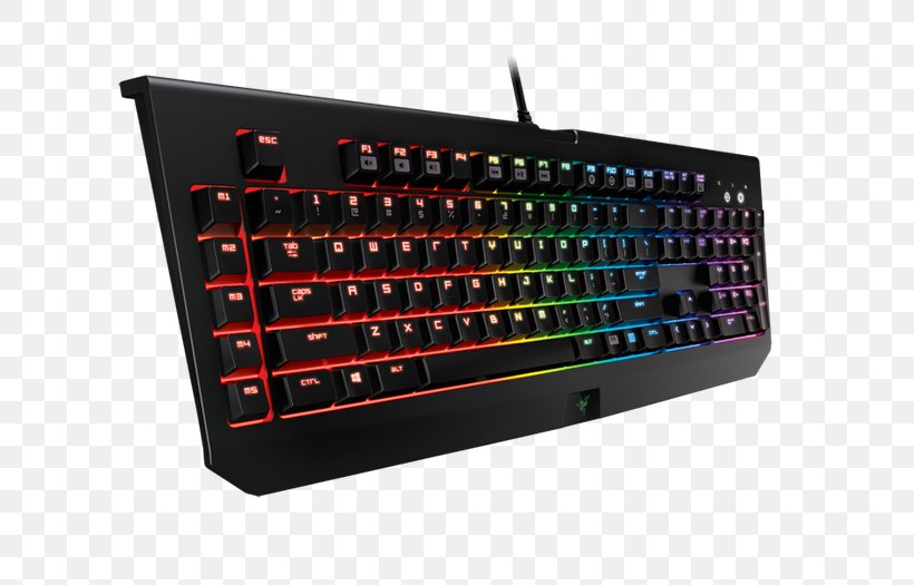 Computer Keyboard Razer BlackWidow Chroma Gaming Keypad Razer Blackwidow X Tournament Edition Chroma Razer BlackWidow X Chroma, PNG, 700x525px, Computer Keyboard, Backlight, Display Device, Electronic Instrument, Electronics Download Free