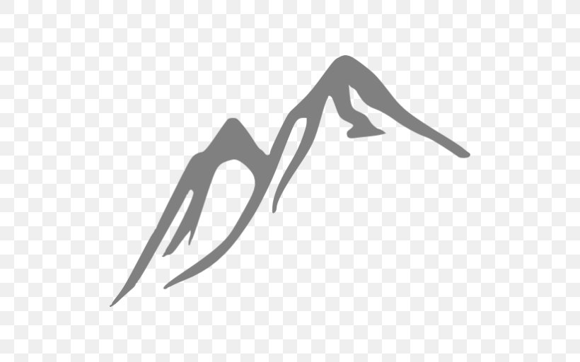 Drawing Mountain Desktop Wallpaper Clip Art, PNG, 512x512px, Drawing, Beak, Bird, Black, Black And White Download Free