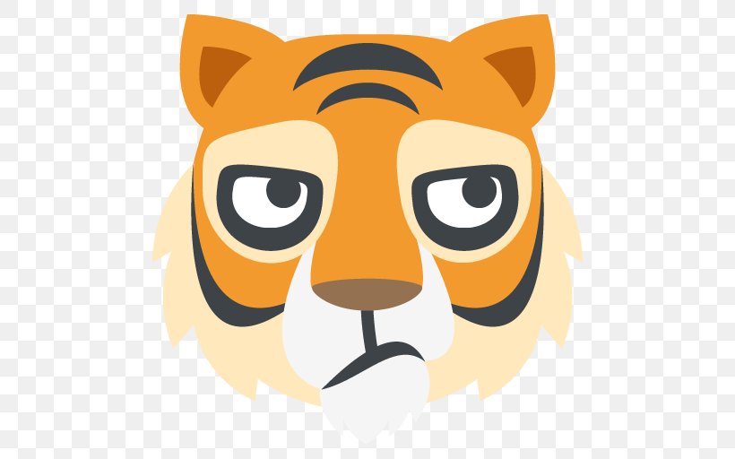 Emoji Text Messaging Emoticon Sticker SMS, PNG, 512x512px, Emoji, Art Emoji, Bengal Tiger, Big Cats, Carnivoran Download Free