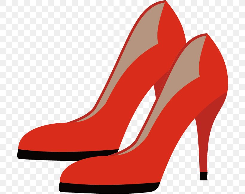 Shoe High-heeled Footwear Red, PNG, 706x648px, Shoe, Basic Pump, Brand, Drawing, Footwear Download Free