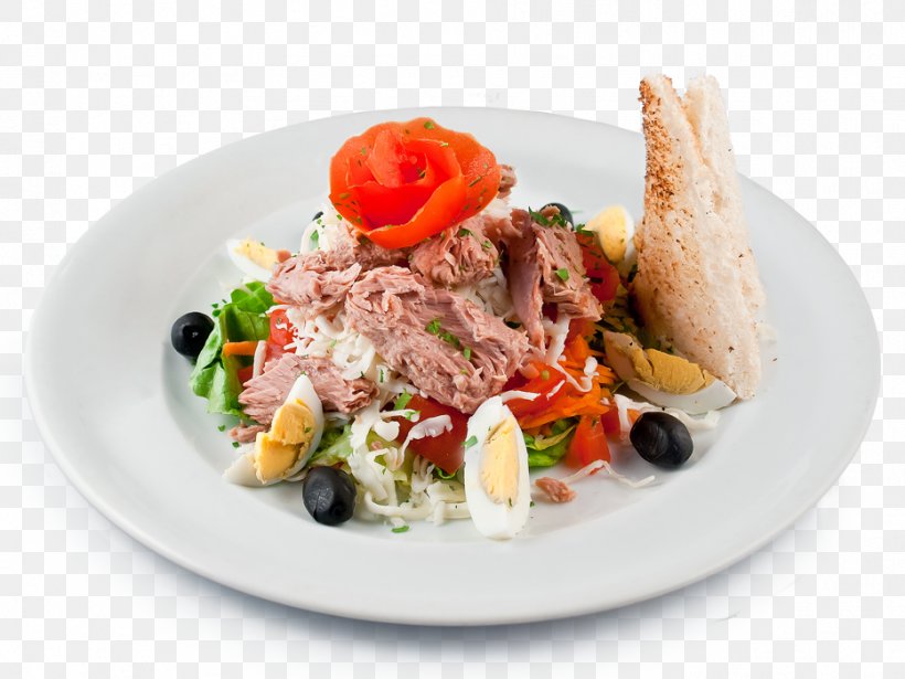 Tuna Salad Sosnovyy Bor Restaurant Dish Greek Cuisine, PNG, 933x700px, Tuna Salad, Cuisine, Dish, Food, Full Breakfast Download Free