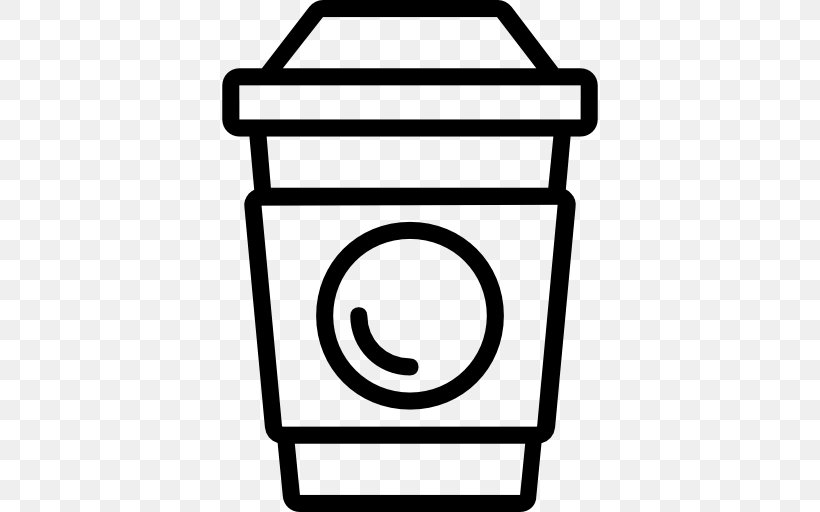 Cafe White Coffee Take-out Coffee Cup, PNG, 512x512px, Cafe, Area, Black And White, Coffee, Coffee Cup Download Free