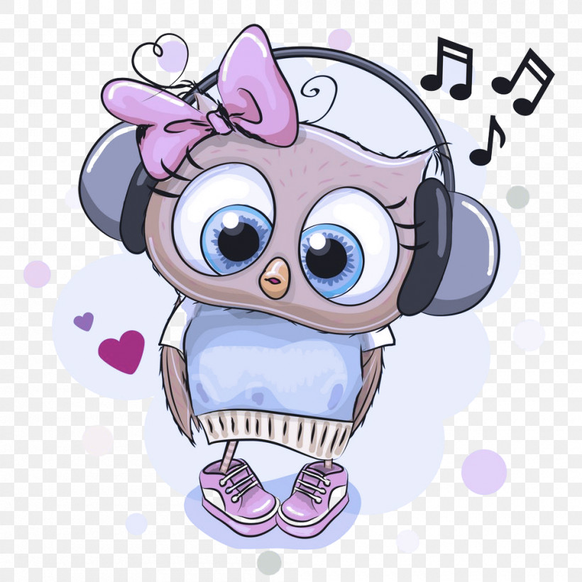 Cartoon Violet Snout Animation Owl, PNG, 1000x1000px, Cartoon, Animation, Owl, Snout, Violet Download Free
