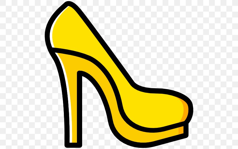 High-heeled Shoe Clip Art, PNG, 512x512px, Shoe, Area, Artwork, Black And White, Footwear Download Free