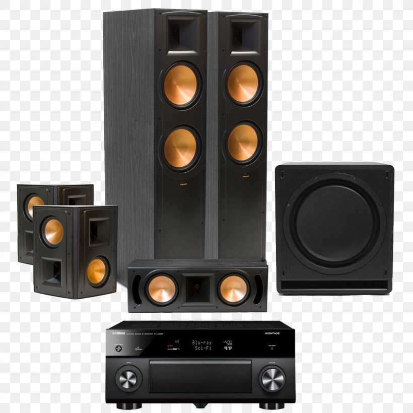 Home Theater Systems Klipsch Audio Technologies 5.1 Surround Sound Loudspeaker AV Receiver, PNG, 1200x1200px, 51 Surround Sound, Home Theater Systems, Audio, Audio Equipment, Audio Receiver Download Free