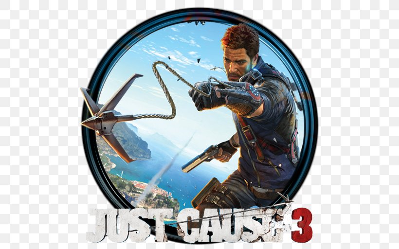 Just Cause 3 Just Cause 2 PlayStation 4 Xbox 360, PNG, 512x512px, Just Cause 3, Action Game, Avalanche Studios, Cheating In Video Games, Game Informer Download Free