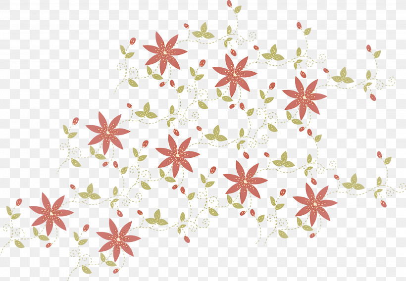 Pink Leaf Plant Pattern, PNG, 3092x2142px, Pink, Leaf, Plant Download Free
