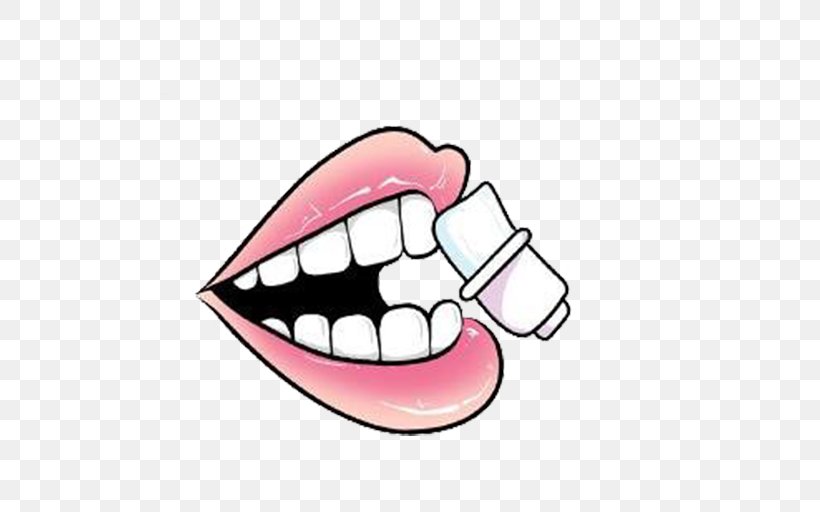 Tooth Mouth Face Tongue Permanent Teeth, PNG, 500x512px, Watercolor, Cartoon, Flower, Frame, Heart Download Free