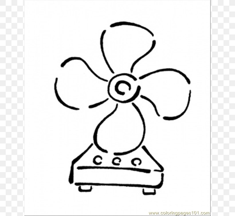 Hand Fan Coloring Book Home Appliance Machine, PNG, 650x753px, Fan, Adult, Area, Art, Black And White Download Free
