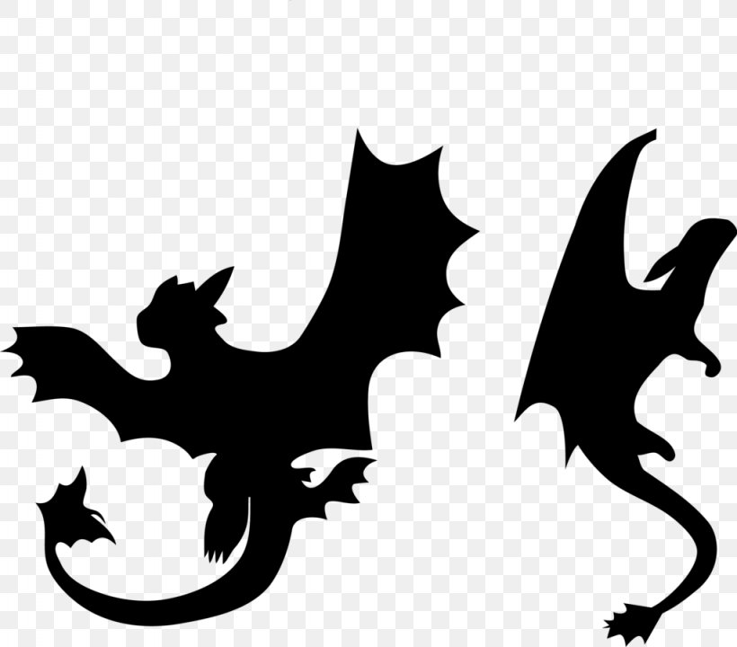 Toothless How To Train Your Dragon Silhouette DeviantArt, PNG, 1024x900px, Toothless, Bat, Black And White, Deviantart, Dragons Gift Of The Night Fury Download Free