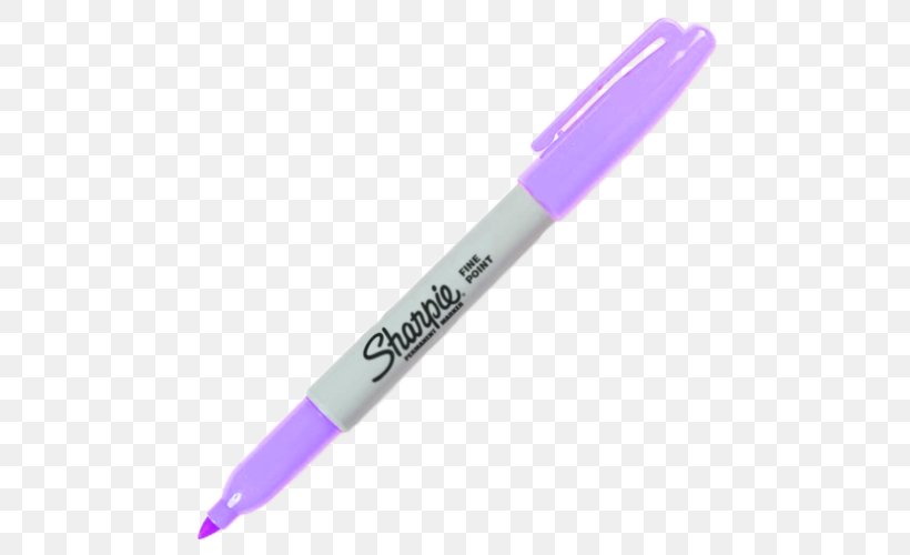 Sharpie Marker Pen Permanent Marker Color, PNG, 500x500px, Sharpie, Ball Pen, Color, Highlighter, Marker Pen Download Free