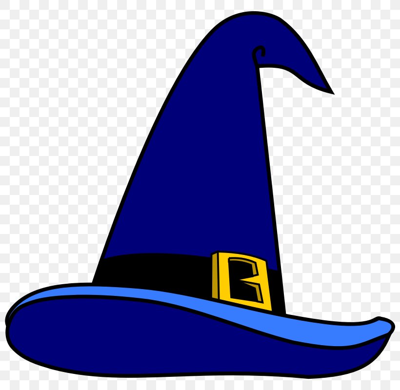 Witch Hat Magician Clip Art, PNG, 800x800px, Hat, Artwork, Beak, Cartoon, Clothing Download Free